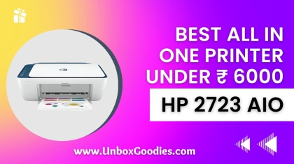 HP Deskjet 2723 AIO Printer - Unbox Goodies