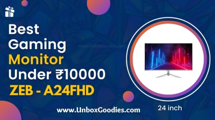 Zebronics ZEB - A24FHD Monitor - Best Gaming Monitor under 10000