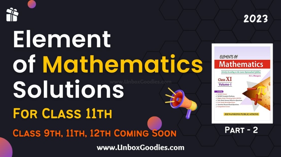 UG Element Math Solutions Part 2